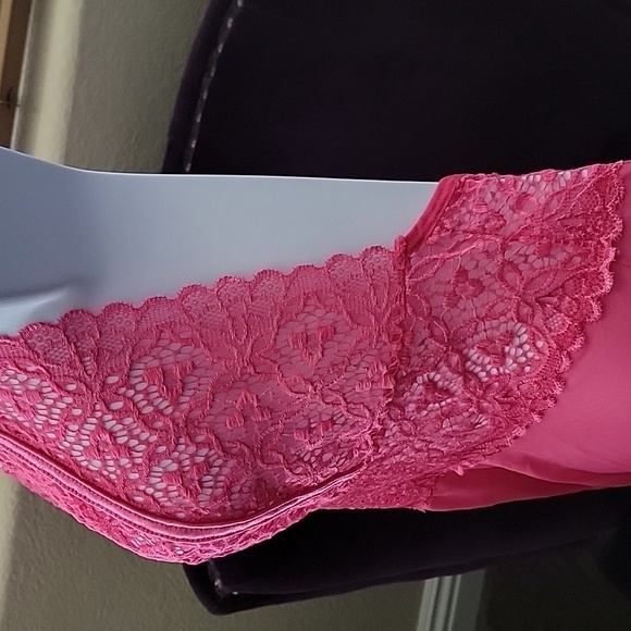 Women's Plus size  hot pink sheer baby doll 3X NWOT - Picture 8 of 15